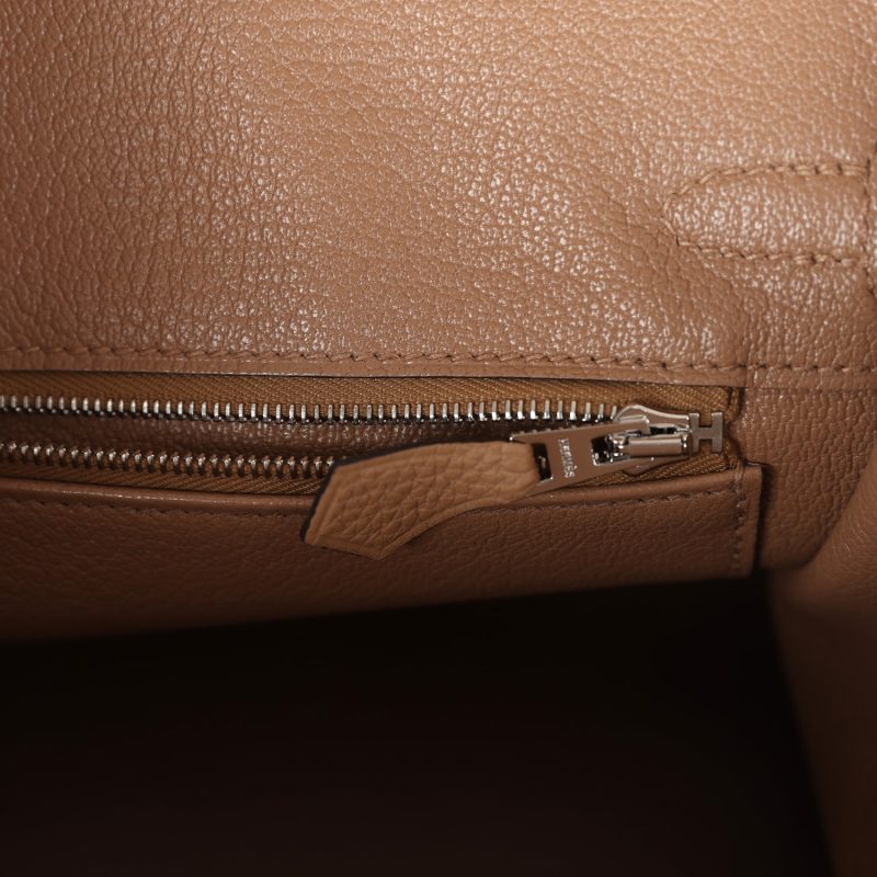 Hermes Birkin 25 Chai Togo Palladium Hardware - Image 8