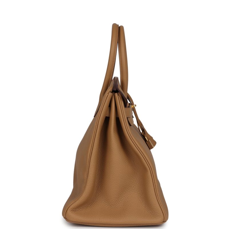 Hermes Birkin 35 Biscuit Togo Gold Hardware - Image 3