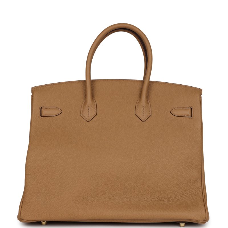 Hermes Birkin 35 Biscuit Togo Gold Hardware - Image 4