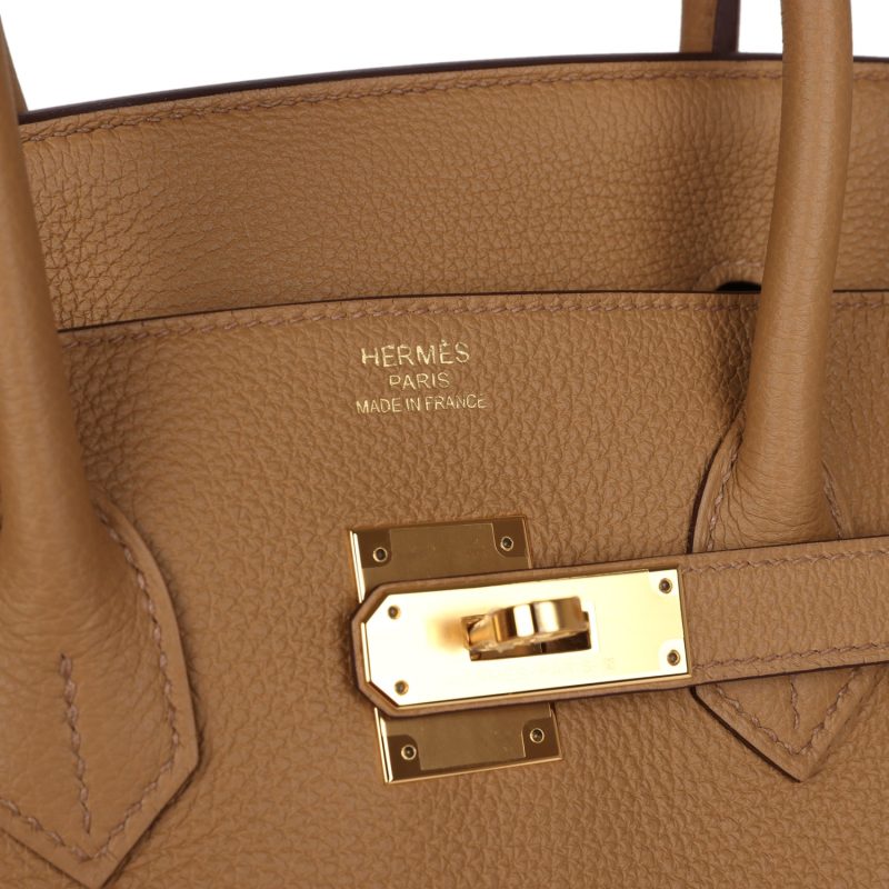 Hermes Birkin 35 Biscuit Togo Gold Hardware - Image 6