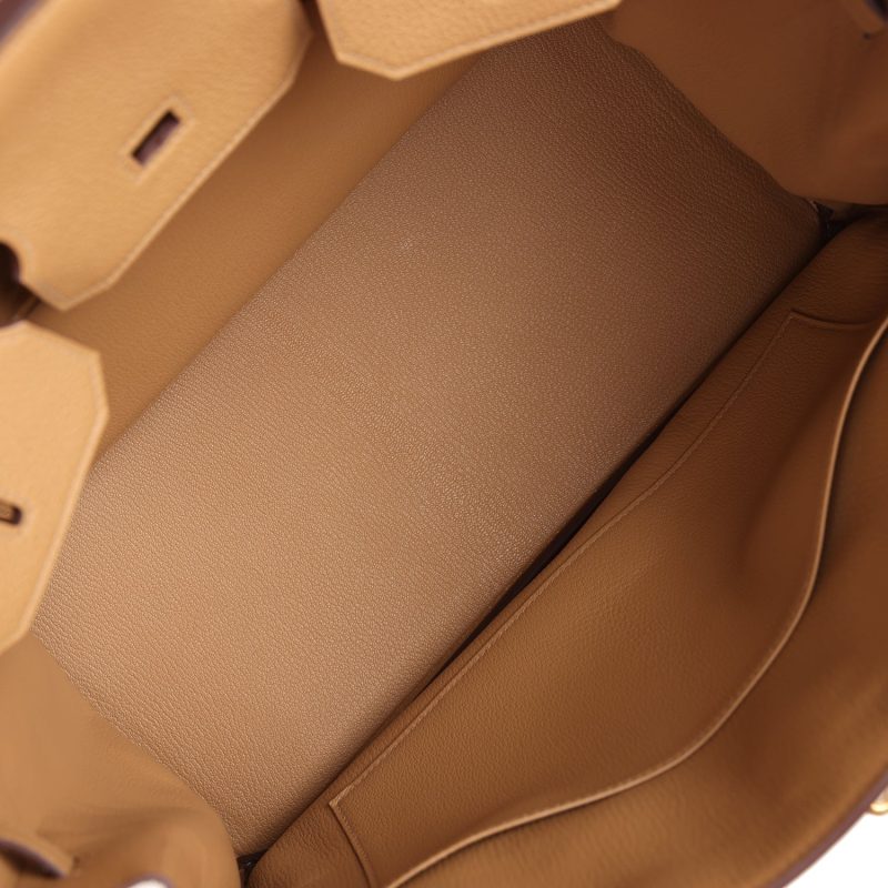 Hermes Birkin 35 Biscuit Togo Gold Hardware - Image 7