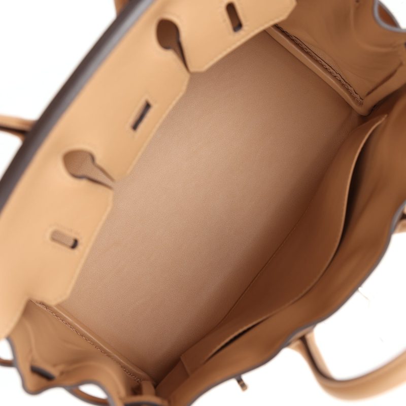 Hermes Birkin 25 Toile H and Chai Swift Palladium Hardware - Image 7