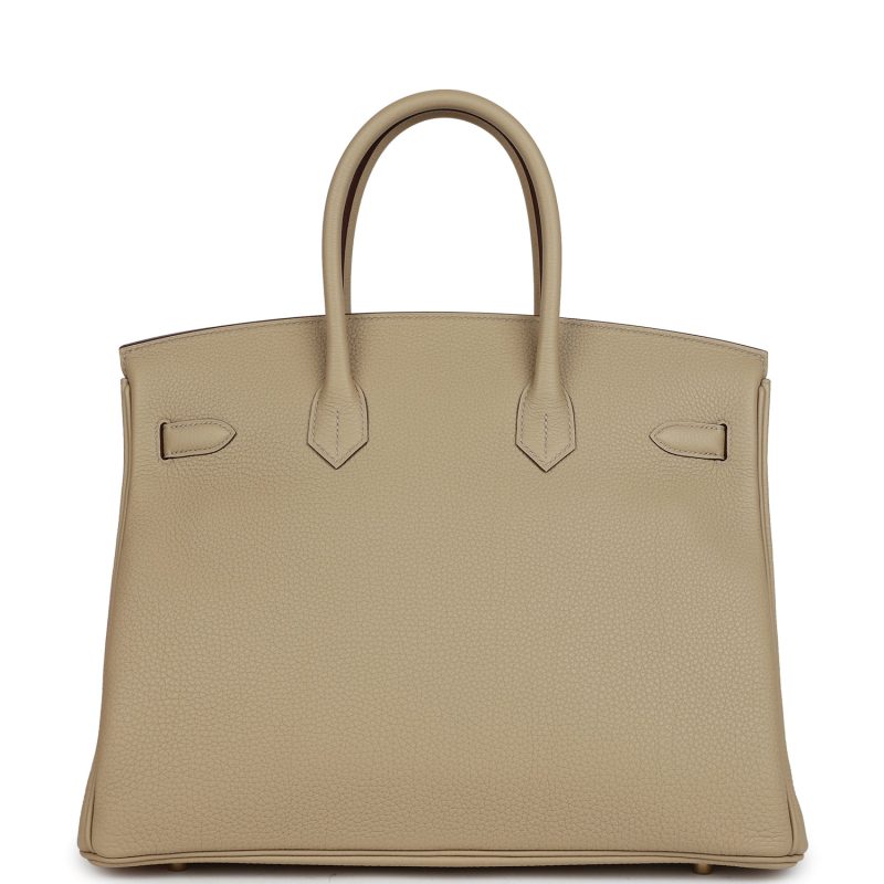 Hermes Special Order (HSS) Birkin 35 Trench Verso Togo Permabrass Hardware - Image 4