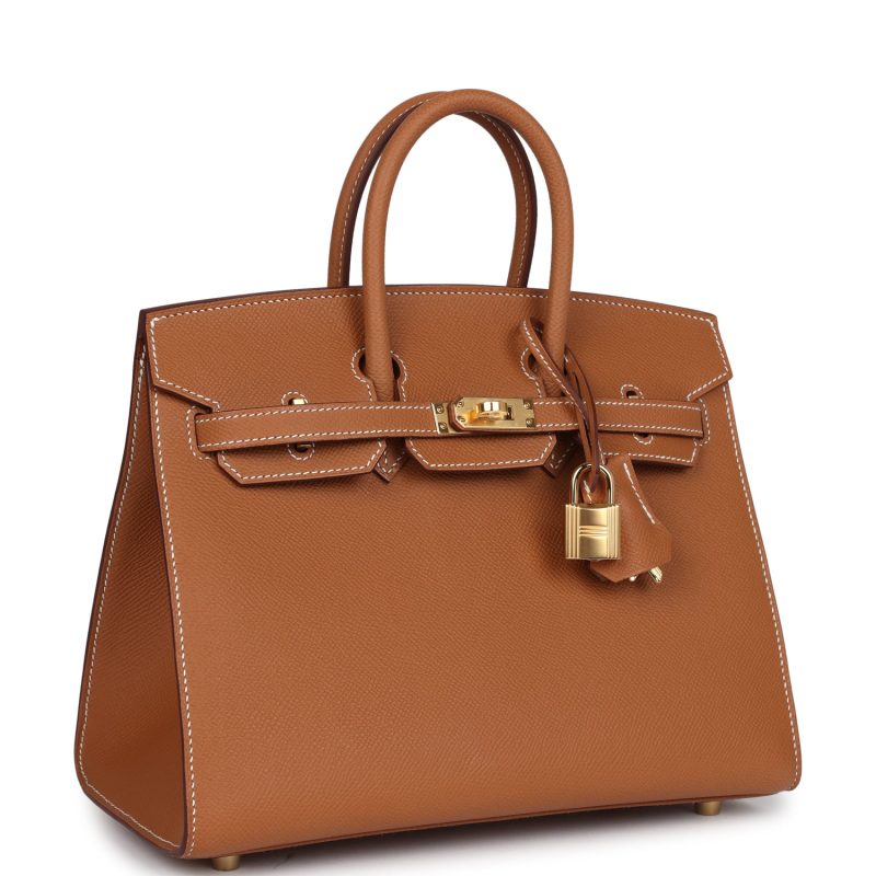 Hermes Birkin Sellier 25 Gold Epsom Gold Hardware - Image 2