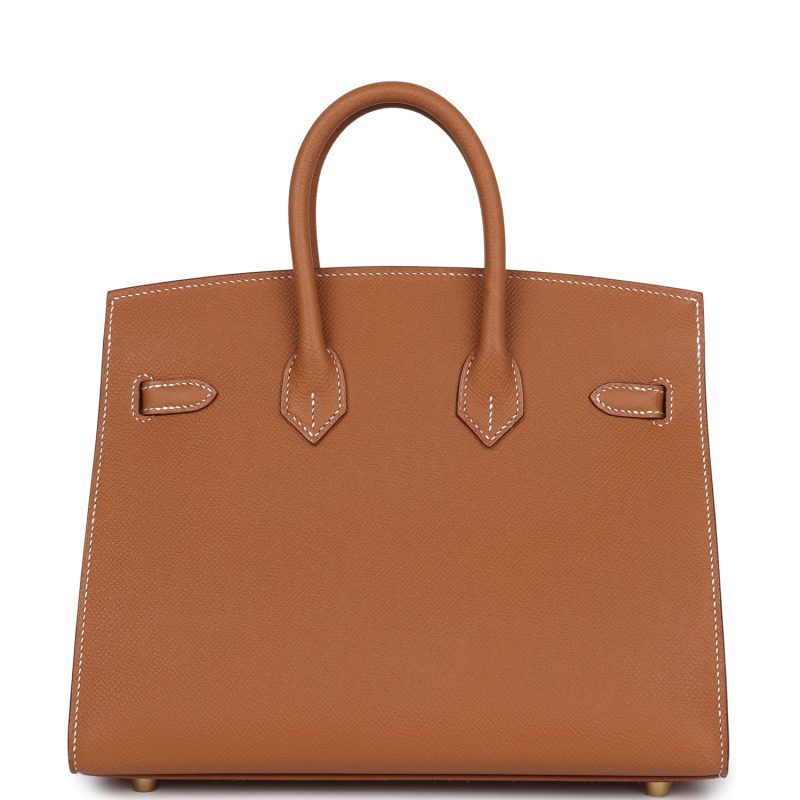 Hermes Birkin Sellier 25 Gold Epsom Gold Hardware - Image 4