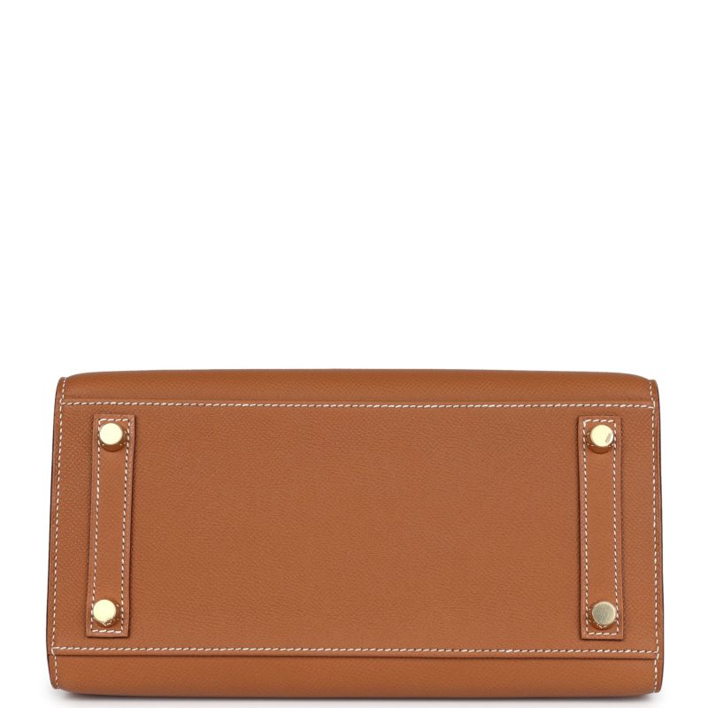 Hermes Birkin Sellier 25 Gold Epsom Gold Hardware - Image 5