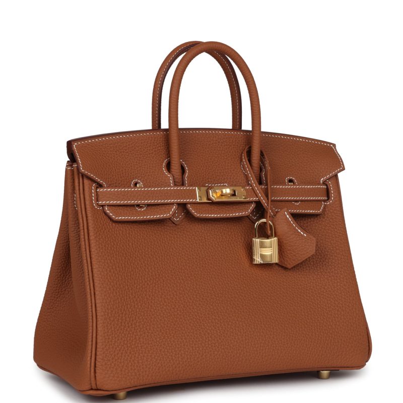 Hermes Birkin 25 Gold Togo Gold Hardware - Image 2