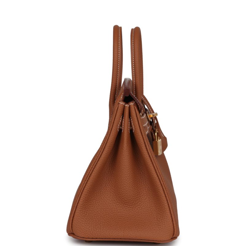 Hermes Birkin 25 Gold Togo Gold Hardware - Image 3