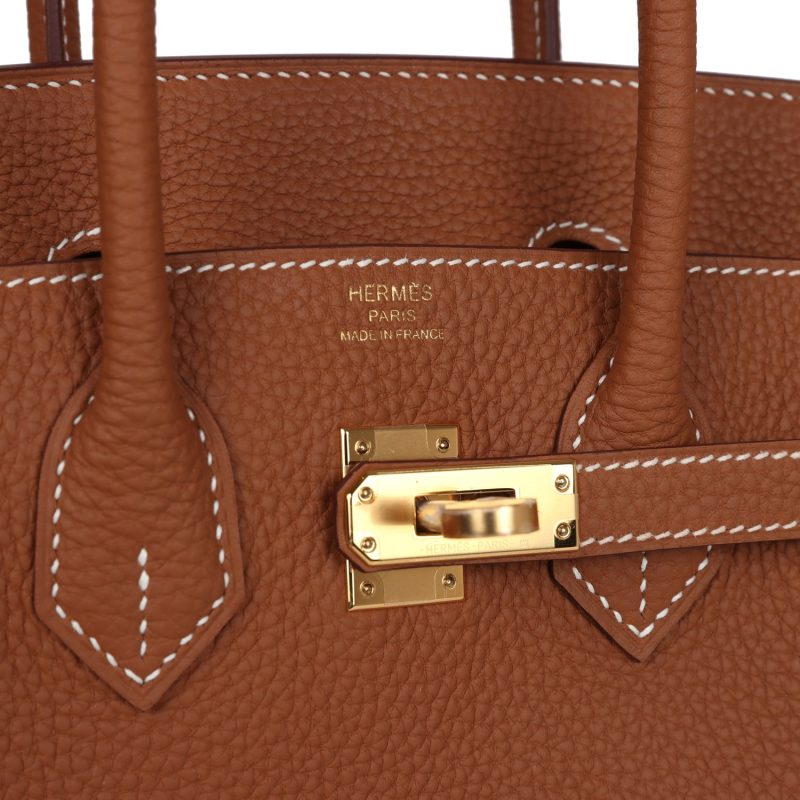 Hermes Birkin 25 Gold Togo Gold Hardware - Image 6