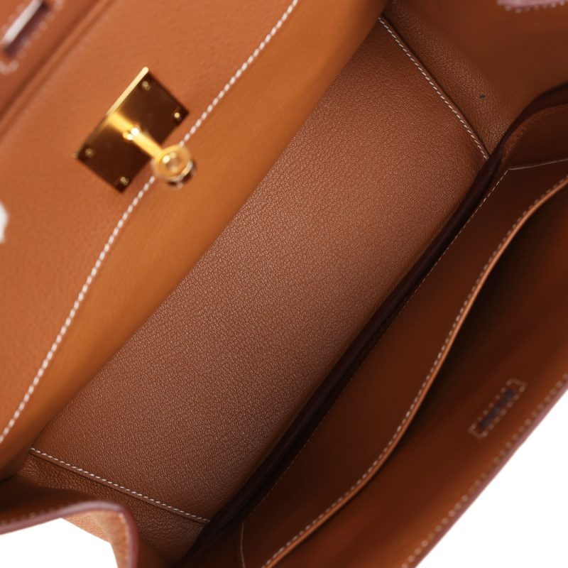 Hermes Birkin 30 En Desordre Gold Togo and Swift Gold Hardware - Image 8