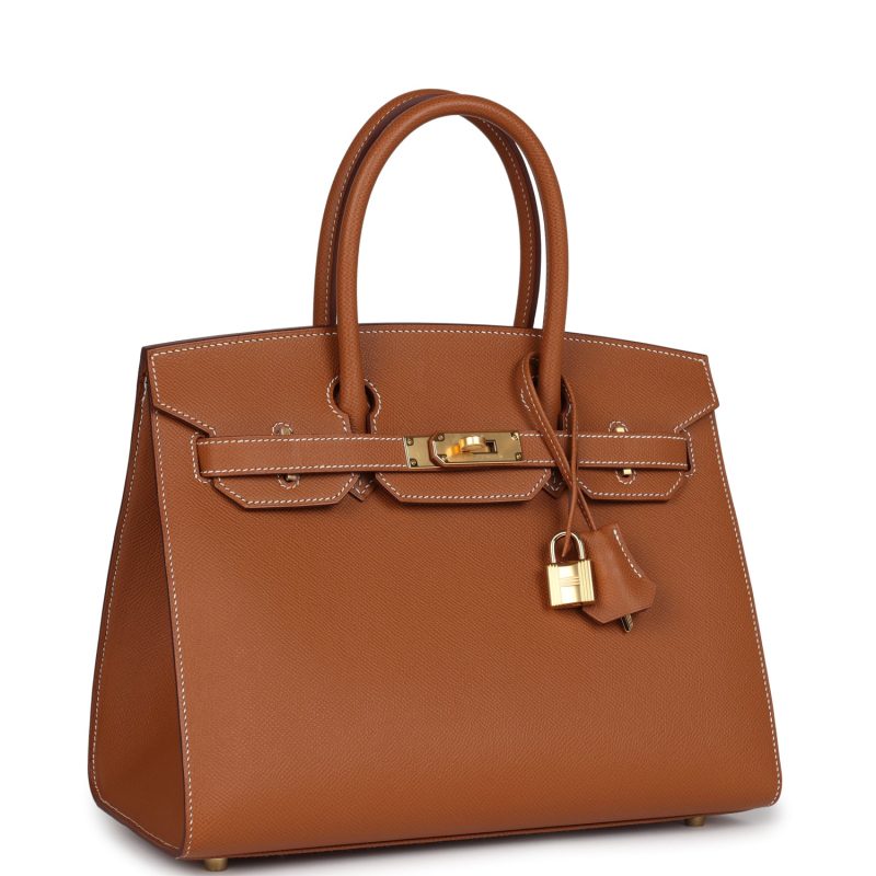 Hermes Birkin Sellier 30 Gold Epsom Gold Hardware - Image 2