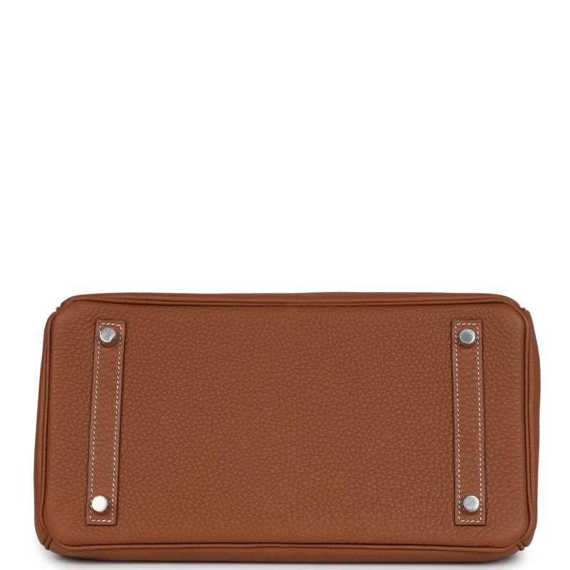 Hermes Birkin 30 Gold Togo Palladium Hardware - Image 5