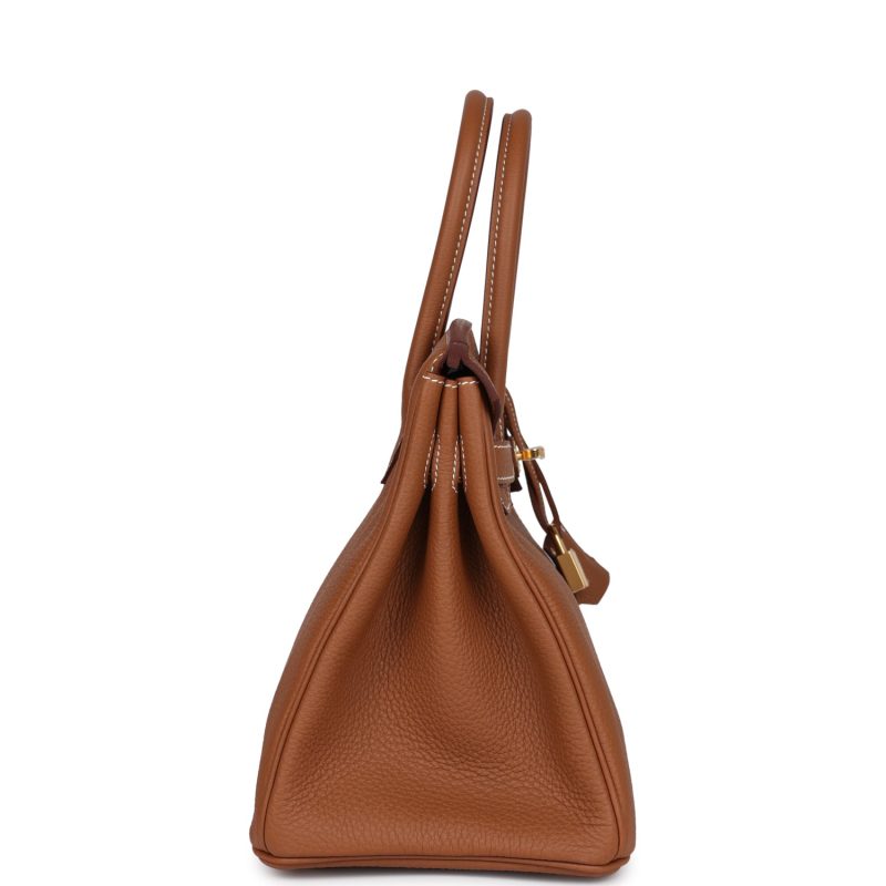 Hermes Birkin 30 Gold Togo Gold Hardware - Image 3