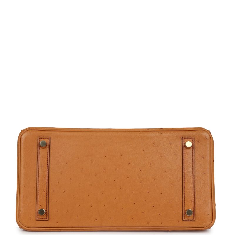Hermes Birkin 30 Gold Ostrich Gold Hardware - Image 5