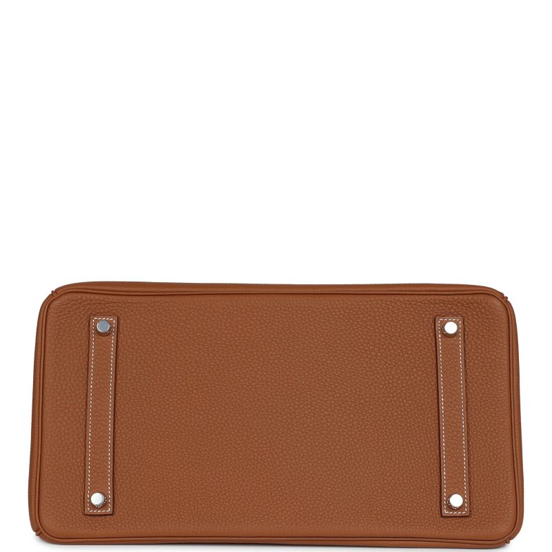 Hermes Birkin 35 Gold Togo Palladium Hardware - Image 5