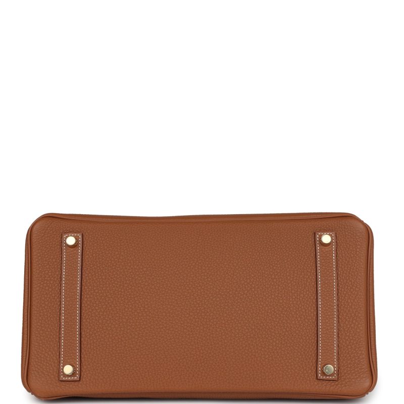 Hermes Special Order (HSS) Birkin 35 Gold Togo Gold Hardware - Image 5