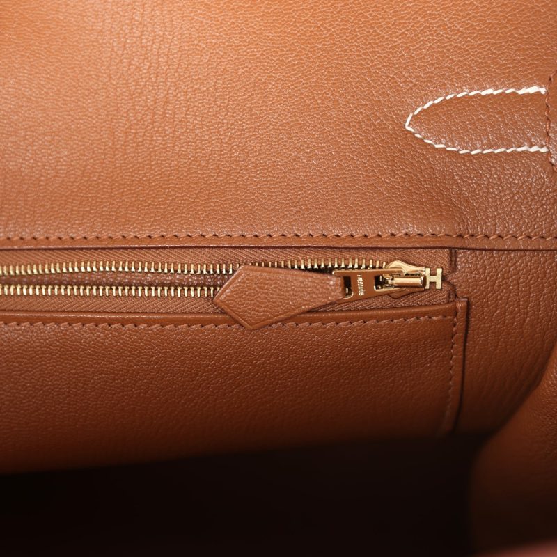 Hermes Special Order (HSS) Birkin 35 Gold Togo Gold Hardware - Image 8