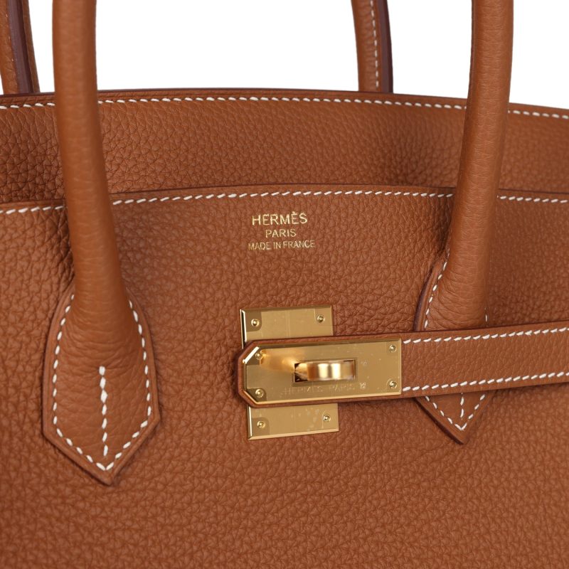Hermes Birkin 35 Gold Togo Gold Hardware - Image 6