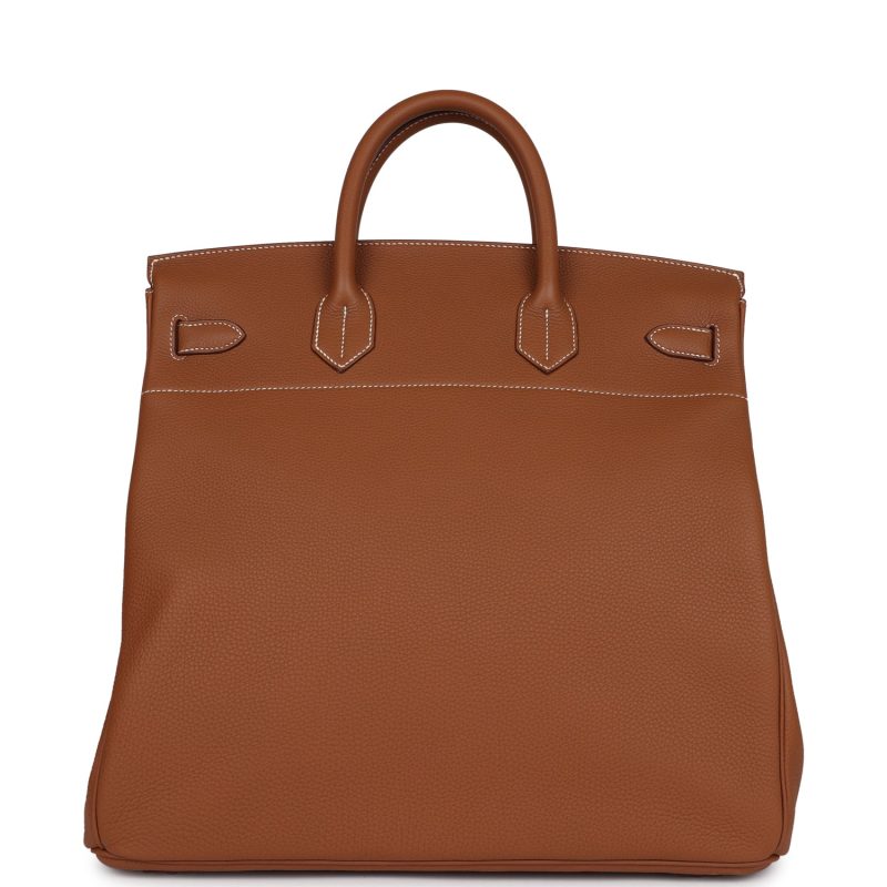 Hermes Birkin HAC 40 Gold Togo Palladium Hardware - Image 4