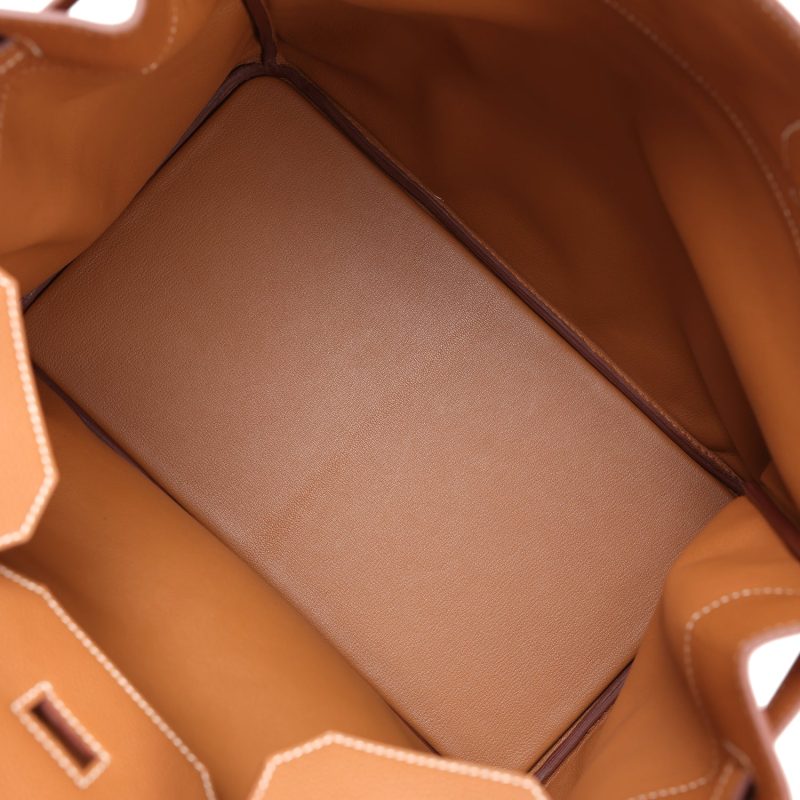Hermes Birkin HAC 40 Gold Togo Palladium Hardware - Image 7