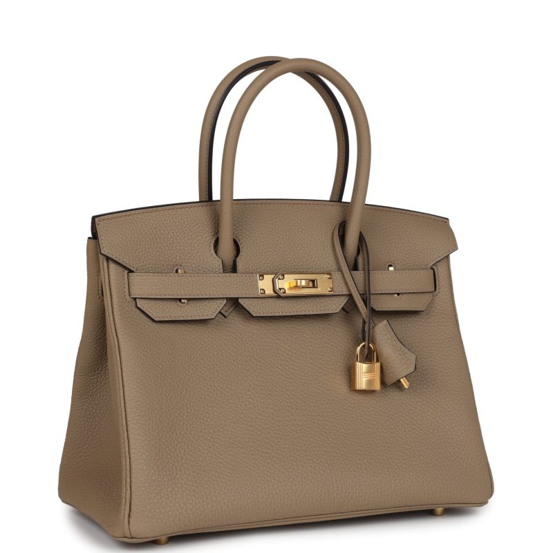 Hermes Birkin 30 Beige Marfa Togo Gold Hardware - Image 2