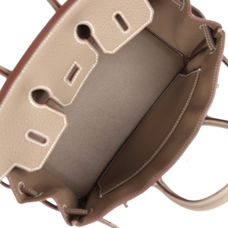 Hermes Birkin 25 Etoupe Togo Palladium Hardware - Image 7