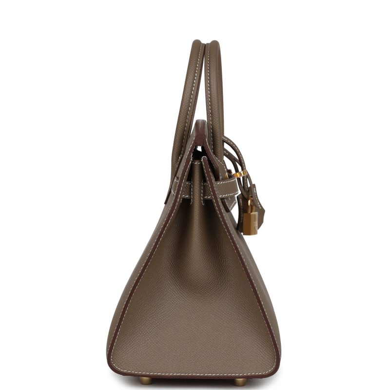 Hermes Birkin Sellier 25 Etoupe Epsom Gold Hardware - Image 3