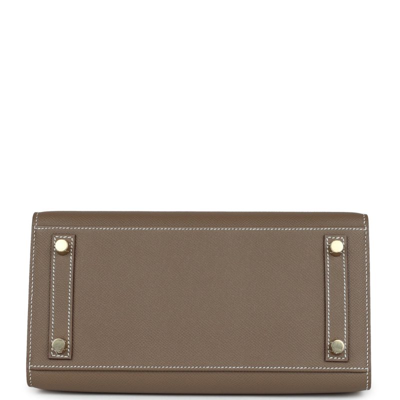 Hermes Birkin Sellier 25 Etoupe Epsom Gold Hardware - Image 5