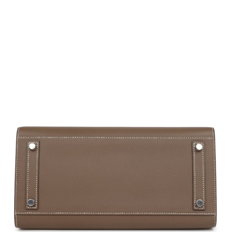 Hermes Birkin Sellier 30 Etoupe Epsom Palladium Hardware - Image 5