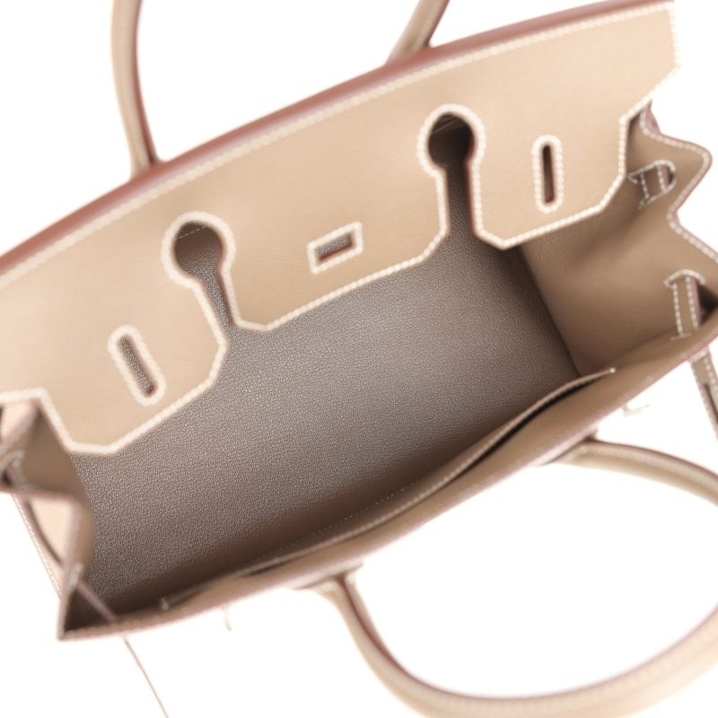 Hermes Birkin Sellier 30 Etoupe Epsom Palladium Hardware - Image 7