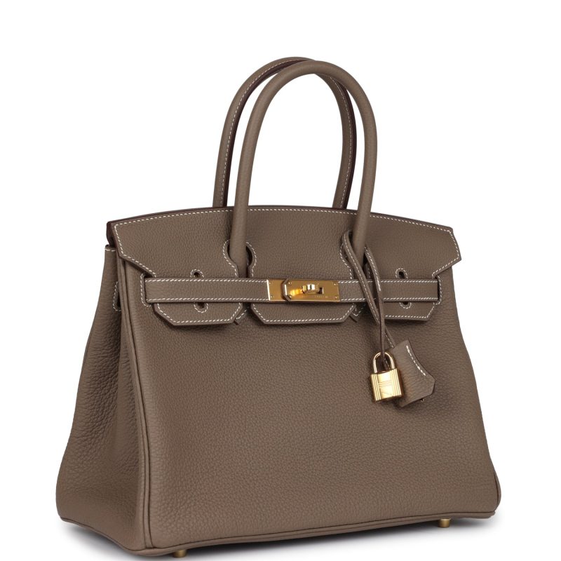 Hermes Birkin 30 Etoupe Togo Gold Hardware - Image 2