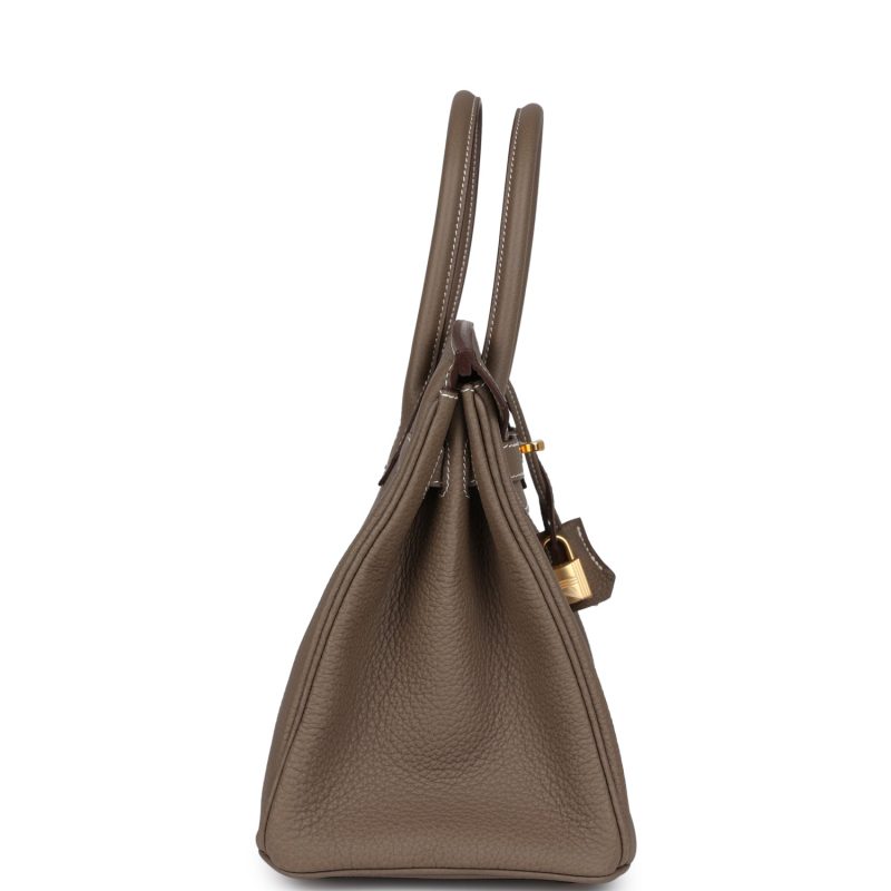 Hermes Birkin 30 Etoupe Togo Gold Hardware - Image 3