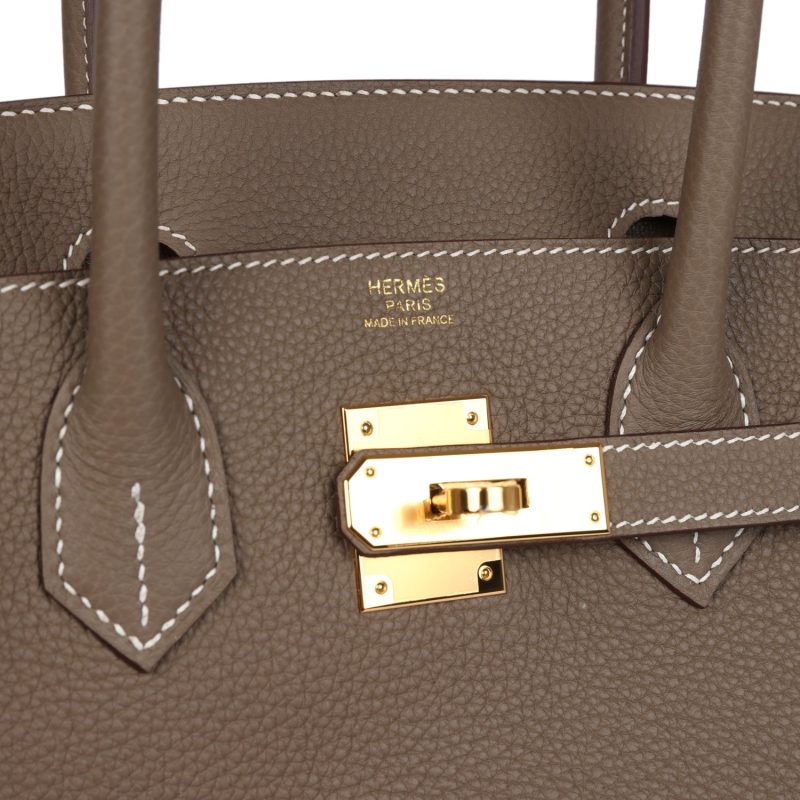 Hermes Birkin 30 Etoupe Togo Gold Hardware - Image 6