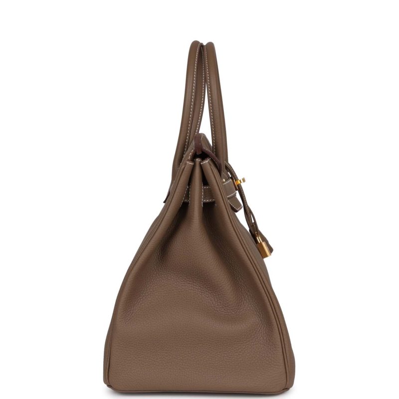 Hermes Birkin 35 Etoupe Togo Gold Hardware - Image 3