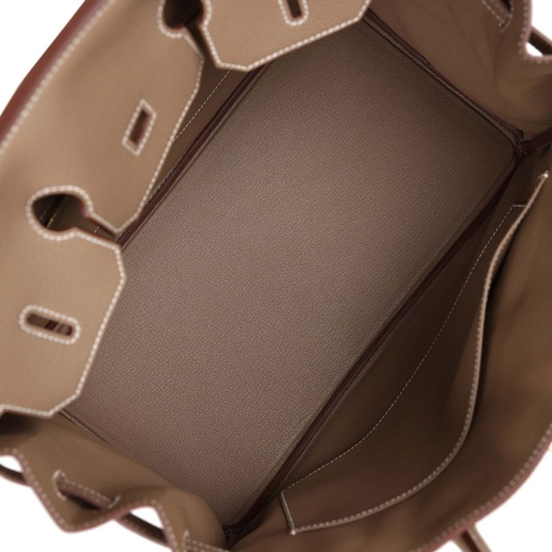 Hermes Birkin 35 Etoupe Togo Gold Hardware - Image 7