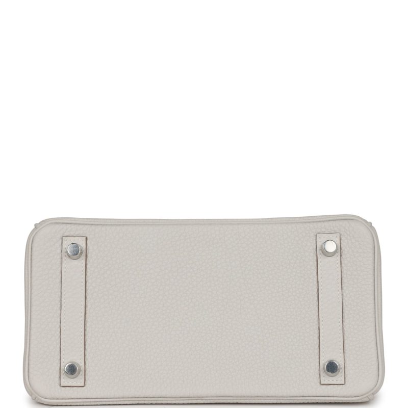 Hermes Birkin 25 Gris Pale Togo Palladium Hardware - Image 5
