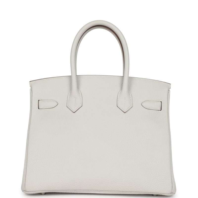 Hermes Birkin 30 Gris Pale Togo Palladium Hardware - Image 4