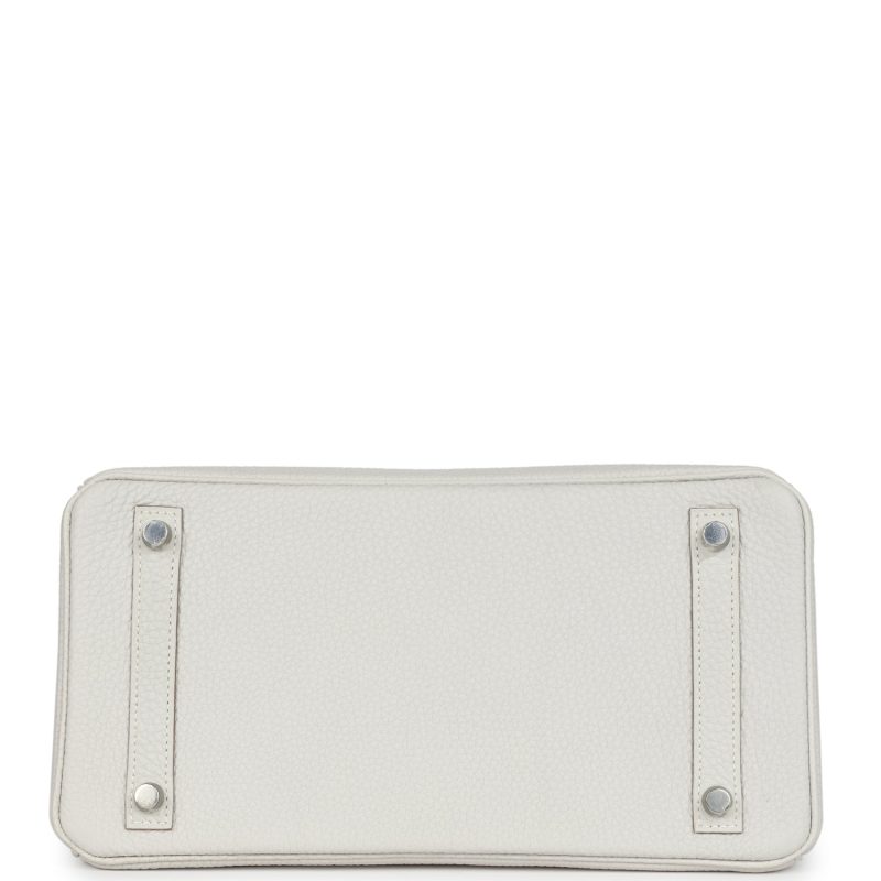 Hermes Birkin 30 Gris Pale Togo Palladium Hardware - Image 5