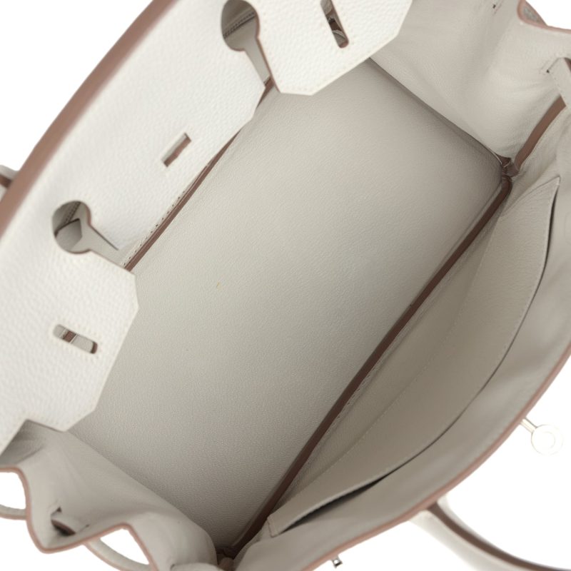 Hermes Birkin 30 Gris Pale Togo Palladium Hardware - Image 7