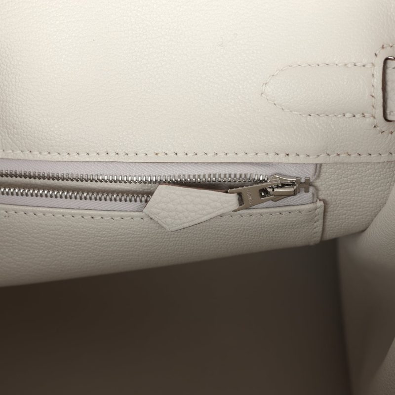 Hermes Birkin 30 Gris Pale Togo Palladium Hardware - Image 8