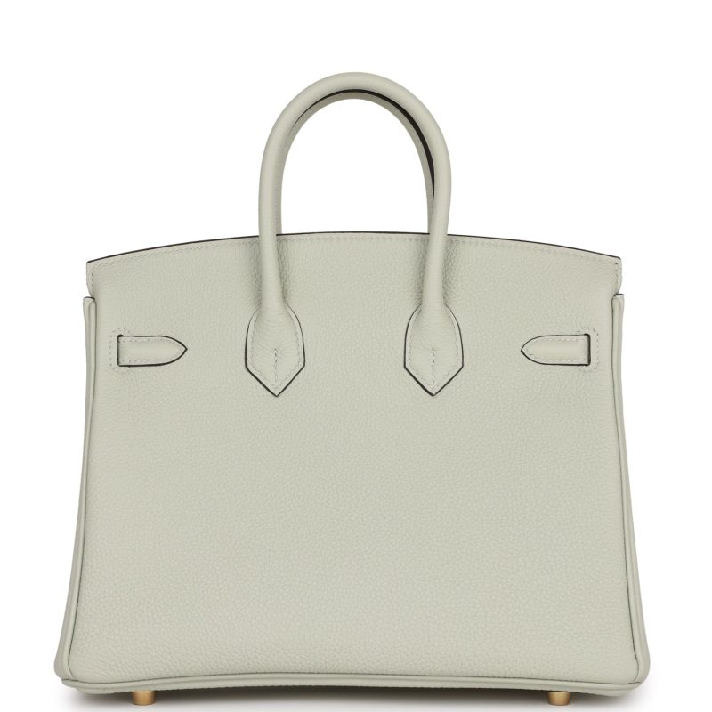Hermes Birkin 25 Gris Neve Togo Gold Hardware - Image 4