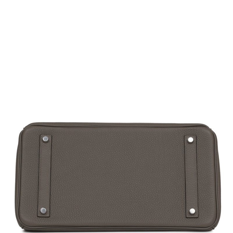 Hermes Birkin 35 Gris Meyer Togo Palladium Hardware - Image 5