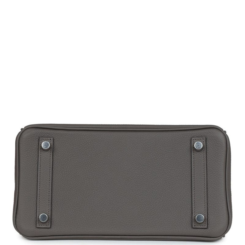Hermes Birkin 25 Etain Togo Palladium Hardware - Image 5