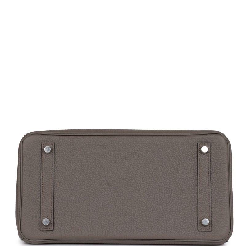Hermes Birkin 30 Etain Togo Palladium Hardware - Image 5