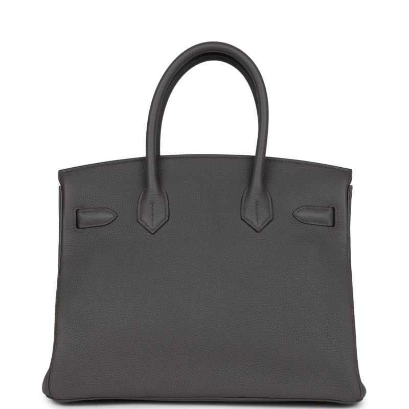 Hermes Birkin 30 Etain Togo Rose Gold Hardware - Image 4