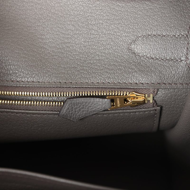 Hermes Birkin 30 Etain Togo Rose Gold Hardware - Image 8