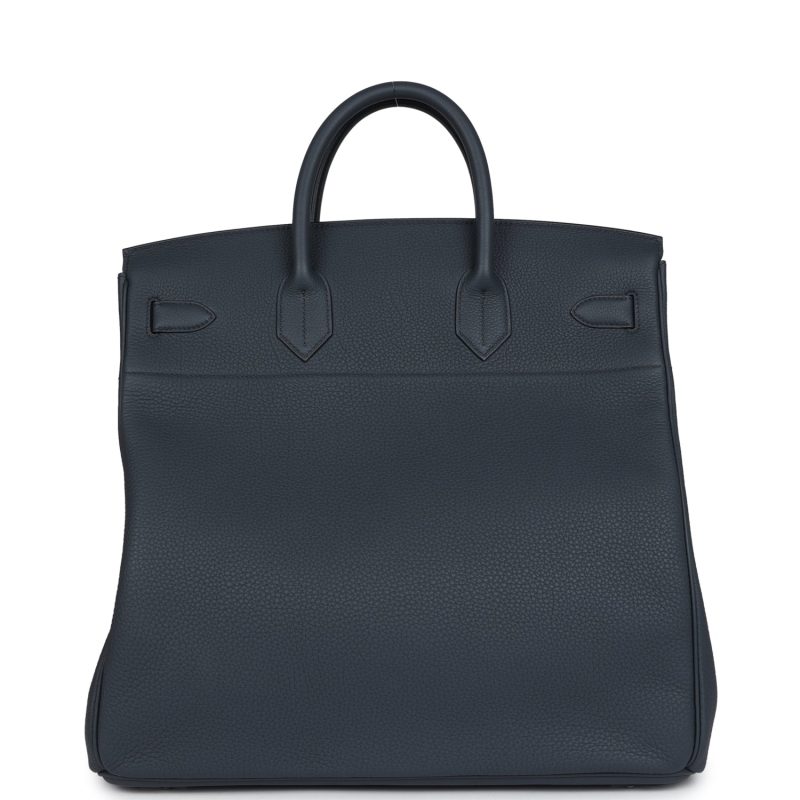 Hermes HAC Birkin 40 Gris Misty Togo Palladium Hardware - Image 4
