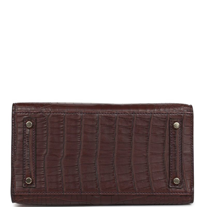 Hermes Birkin Sellier 20 Havane Matte Alligator Gold Hardware - Image 5