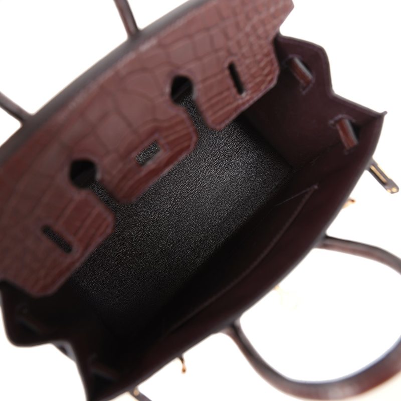 Hermes Birkin Sellier 20 Havane Matte Alligator Gold Hardware - Image 7
