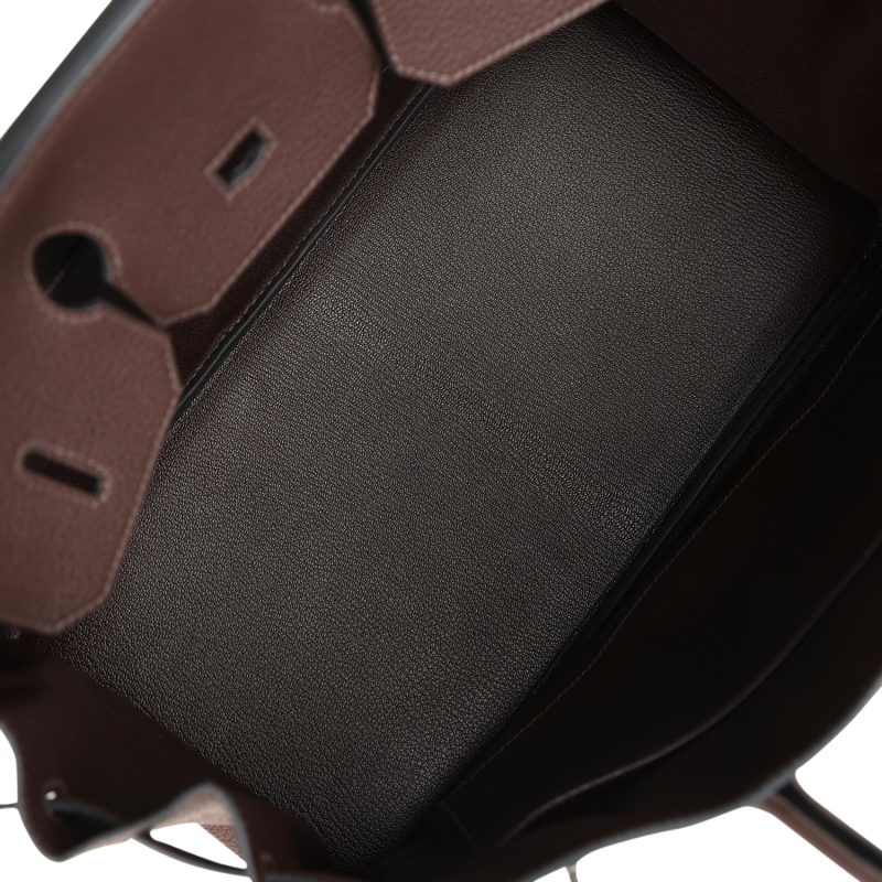 Hermes Birkin 35 Chocolate Togo Palladium Hardware - Image 7